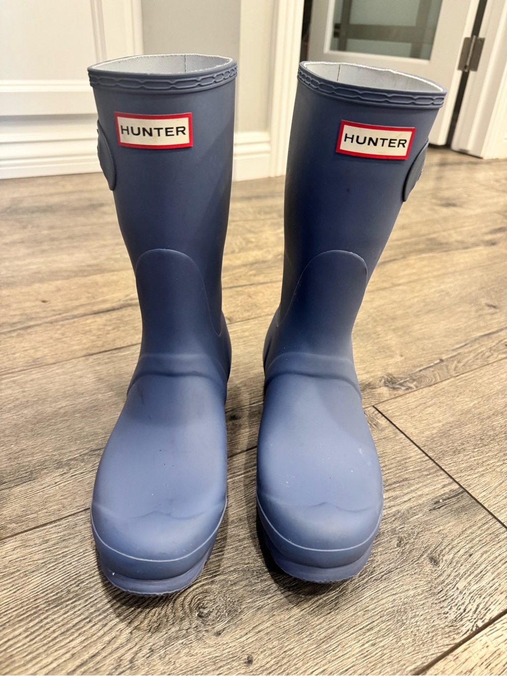 Hunter Navy Blue Women's Classic Tall Rain Boots